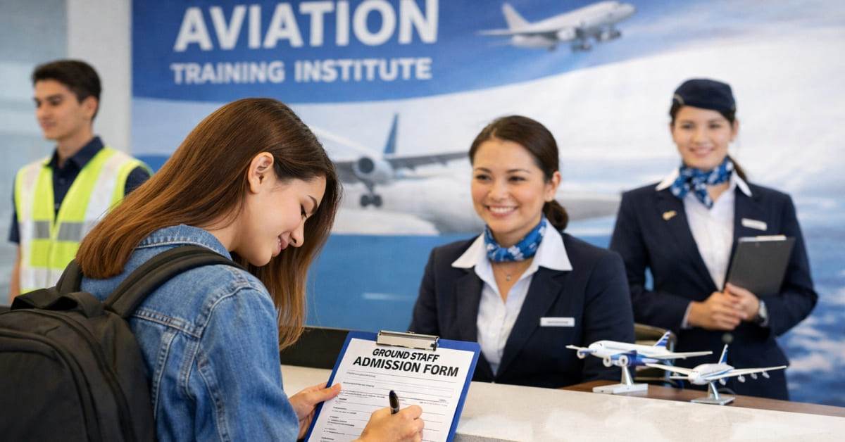Ground Staff Admission Process: Step-by-Step Guide  or Aspiring Aviation Professionals